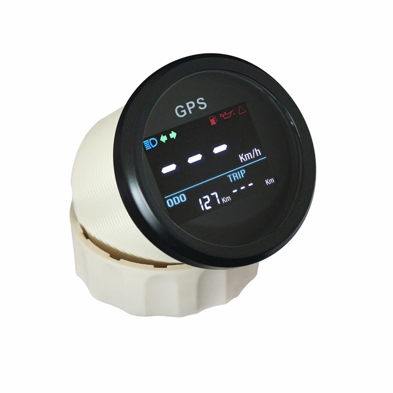 Licznik prędkości samochodu 52mm Cyfrowy Prędkościomierz GPS LCD Miernik Prędkości Przebieg Regulowany Licznik Przebiegu Dla Auto Motocykl Łódź 12V 24V Szybkie potwierdzenie lokalizacji(WS)