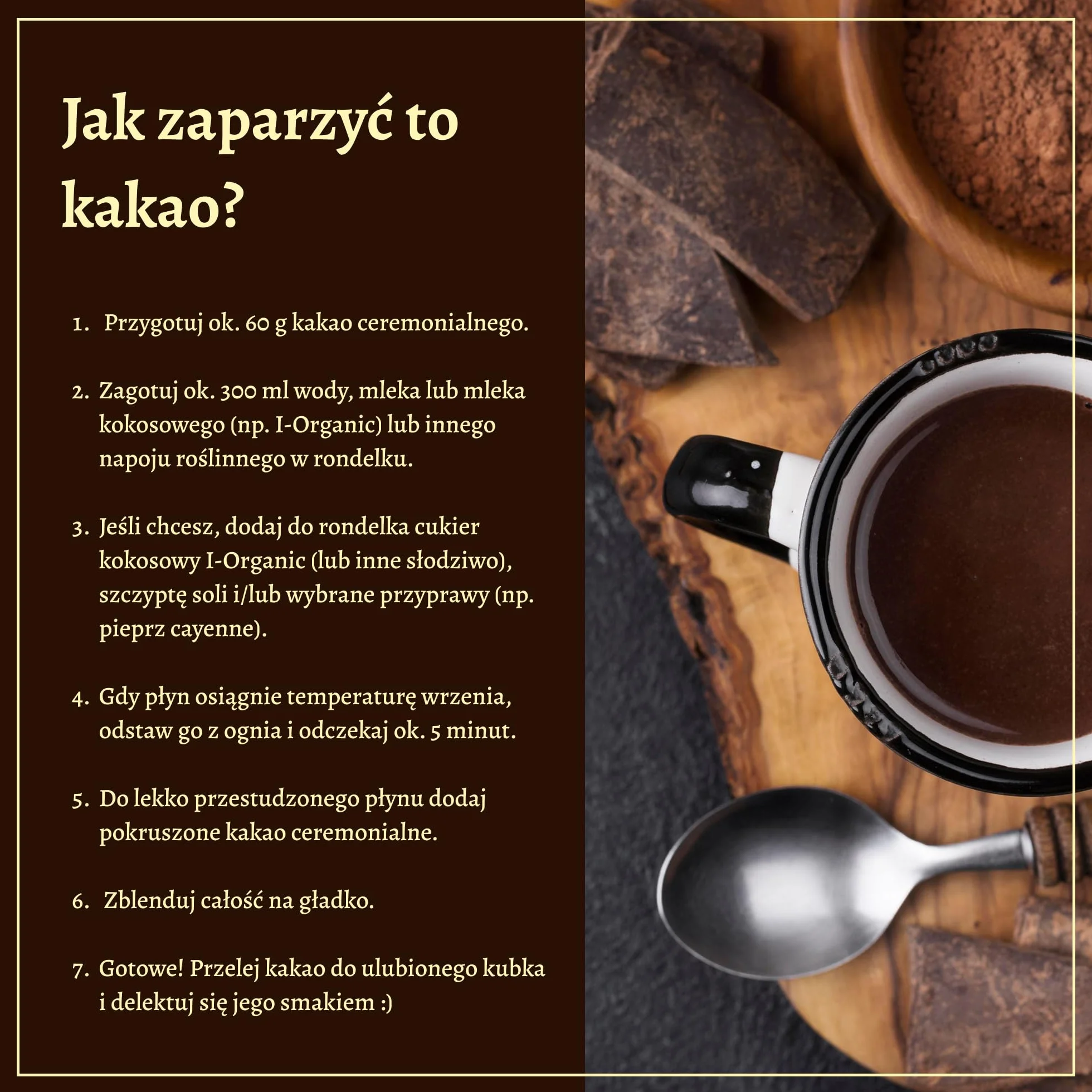 Ceremonialne Kakao 100% Single Origin 150g Keto Masa Kakaowa do Picia Bez Cukru Bez GMO Tradycyjne