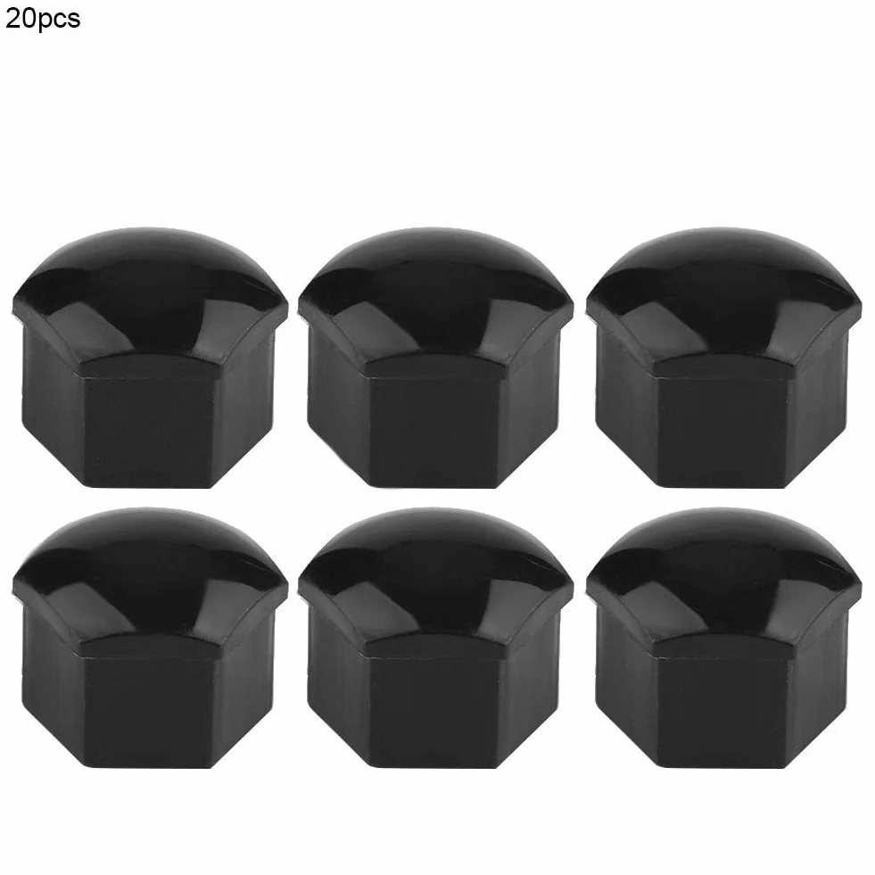 Nakrętka koła samochodu 19mm 20 sztuk Czarny