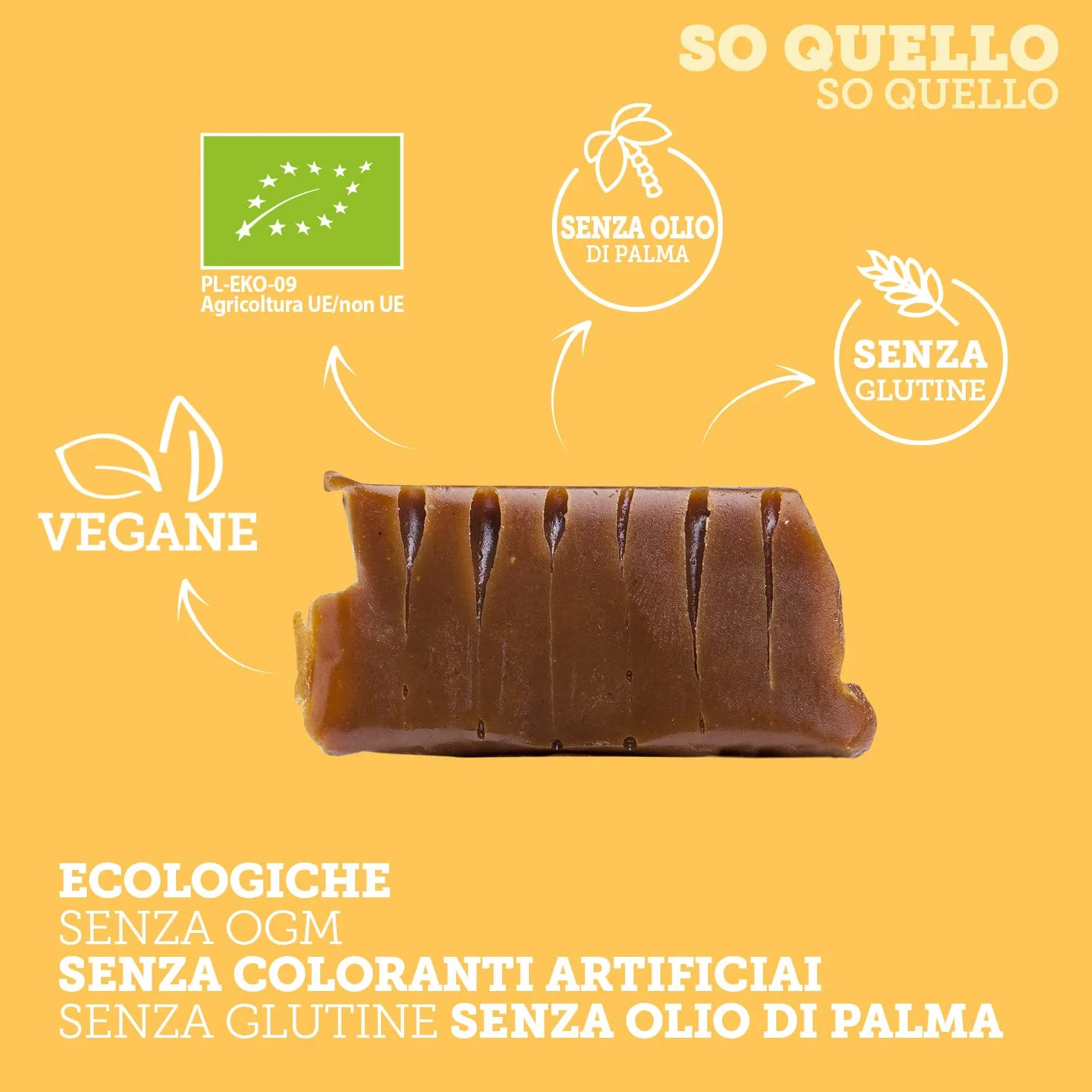SUPER FUDGiO Ekologiczne krówki bezmleczne | 150 g | imbir