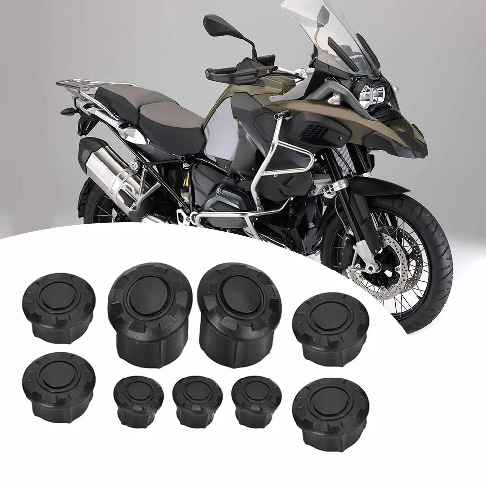 Nakładki ramy motocykla zestaw wtyczek, zamiennik dekoracji dla R1250GS LC Adventure 2019/R1200GS modyfikacja ramy r1200gs zaślepki pokrywy otworu ramy