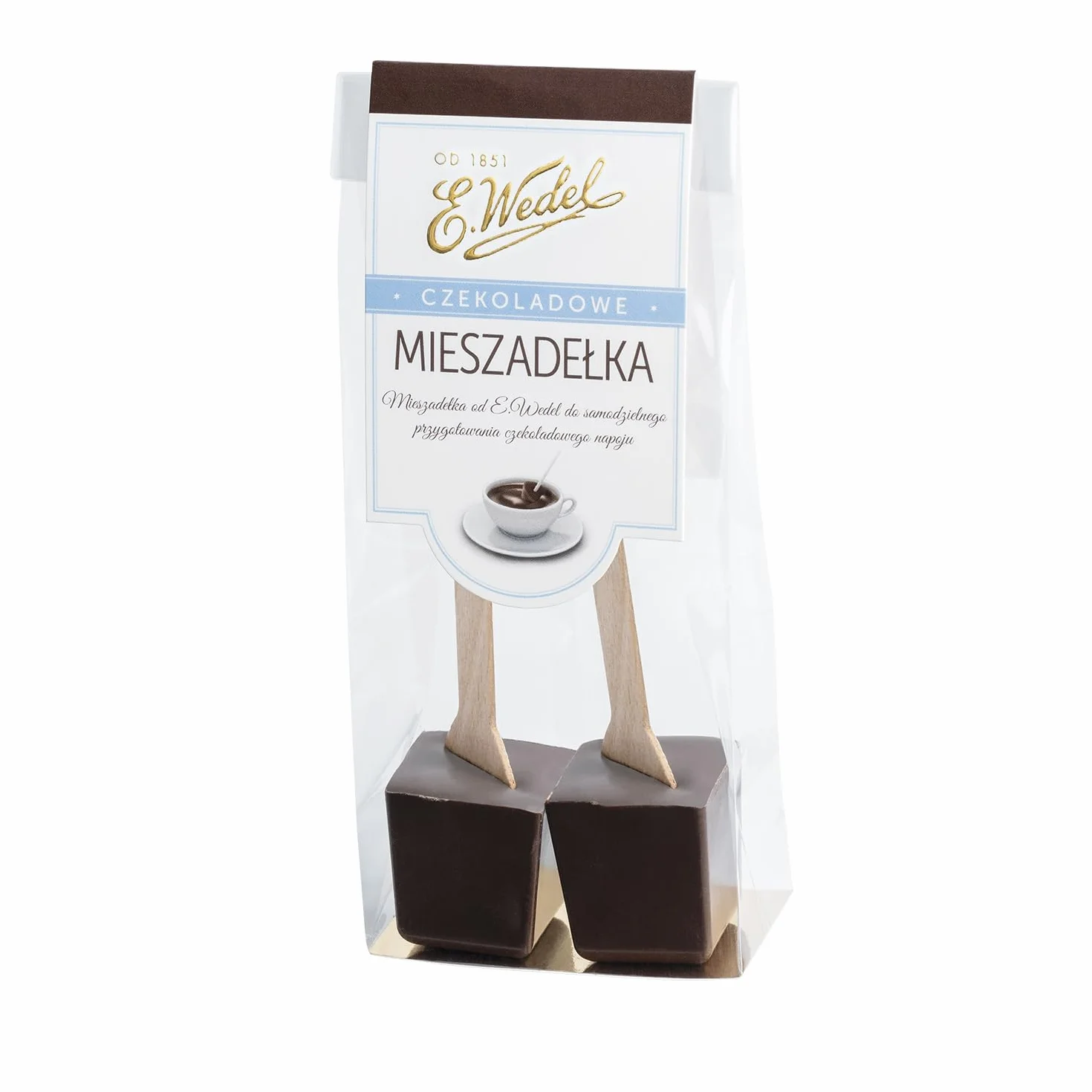 E.Wedel Czekoladowe mieszadełka klasyczne 60 g Chocostick