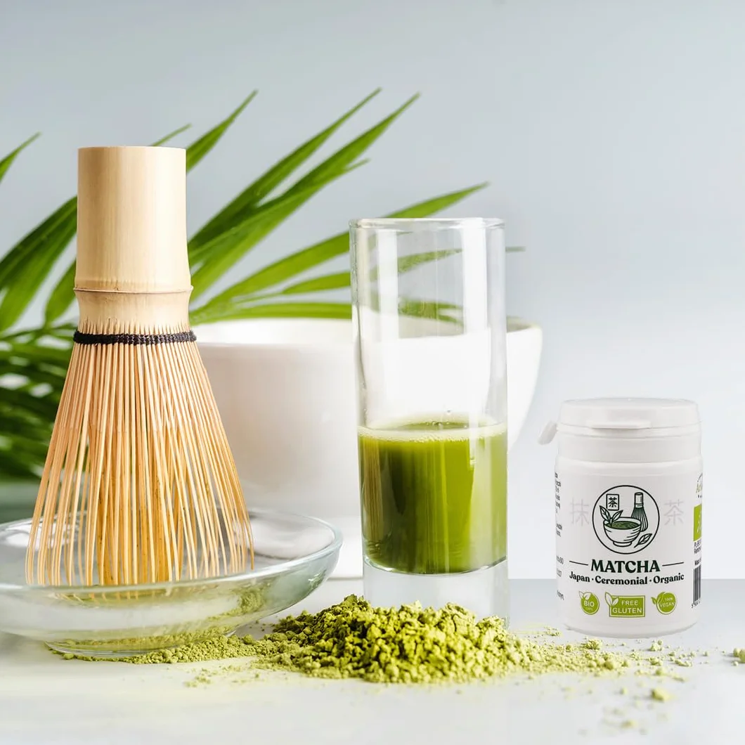 ARKOM Herbata Zielona MATCHA w Proszku 30g BIO Premium Ceremonialna Japońska Organiczna
