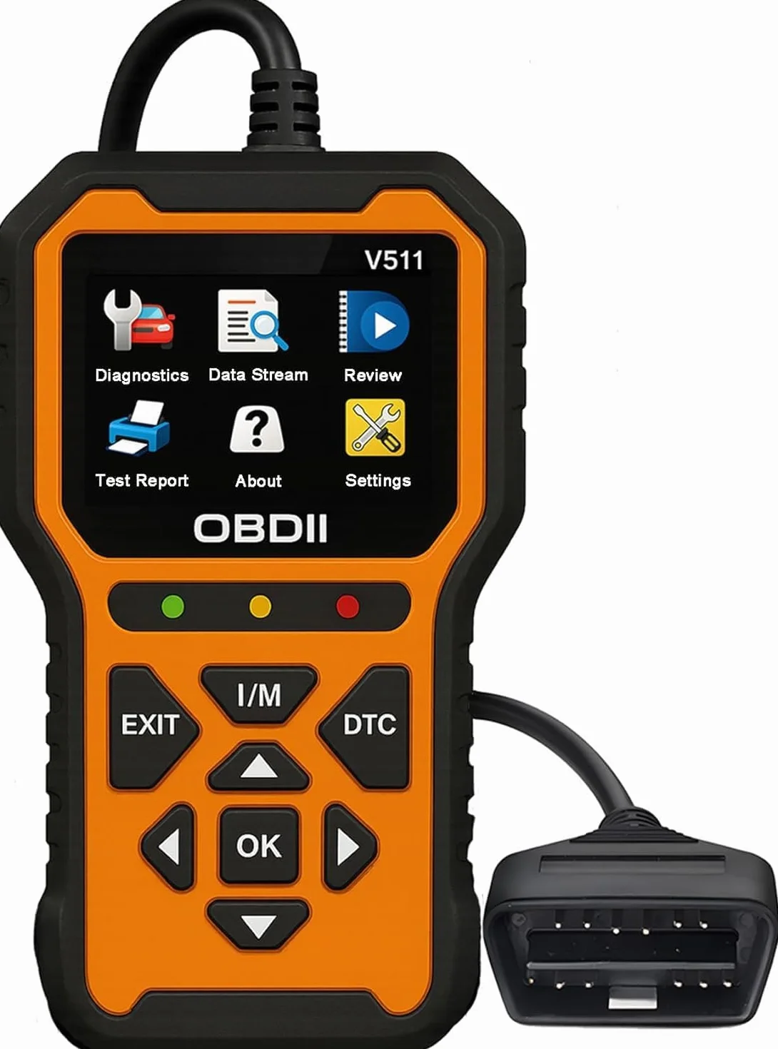 Skaner V500 OBD2 Narzędzie diagnostyczne czytnik kodów dla Fiat Qubo 2008-2019 Diagnostyka awarii silnika przepływ danych, normalny-C