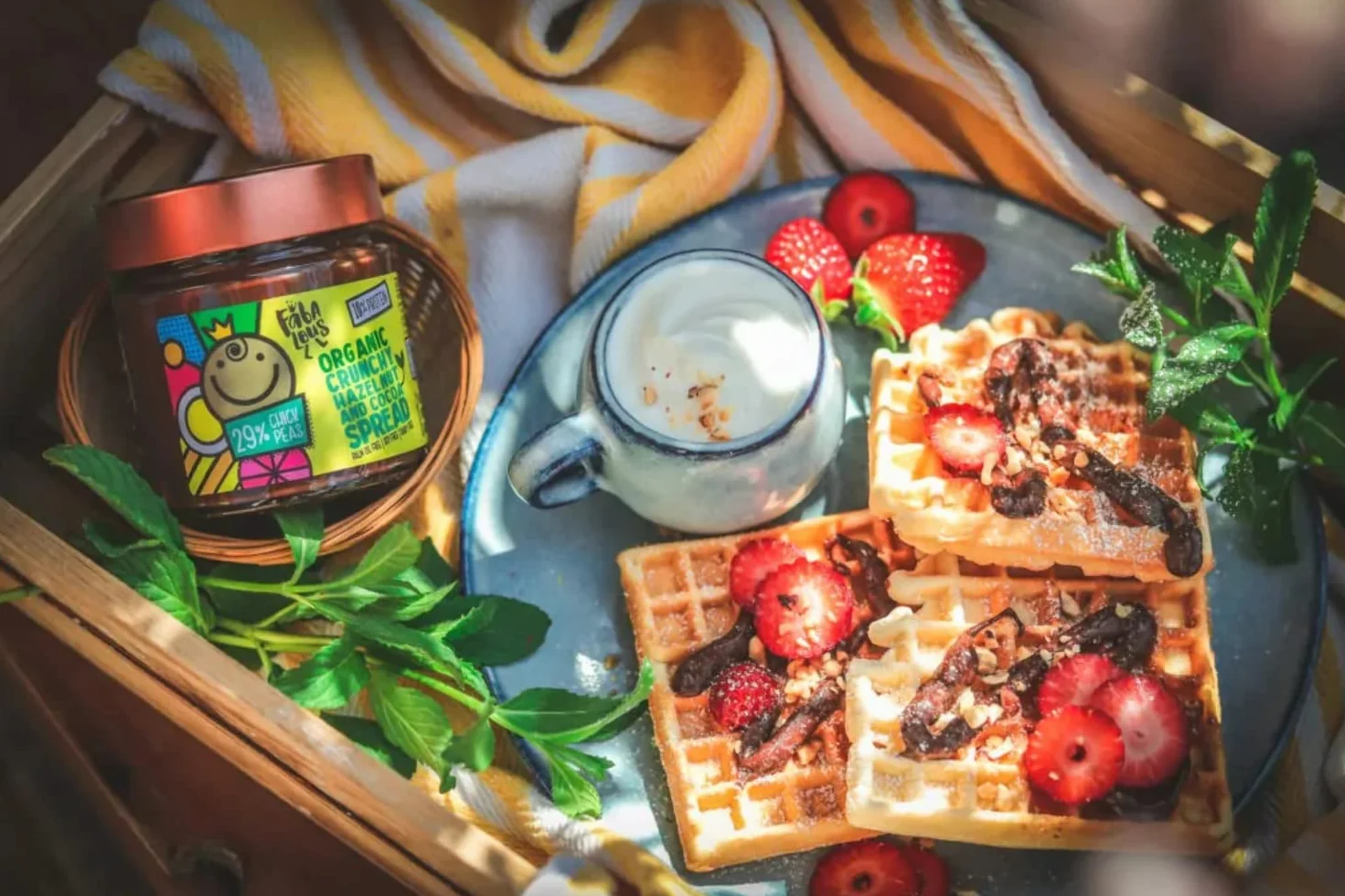 Fabalous Crunchy Hazelnut and Cocoa Chickpea Spread (200g)
