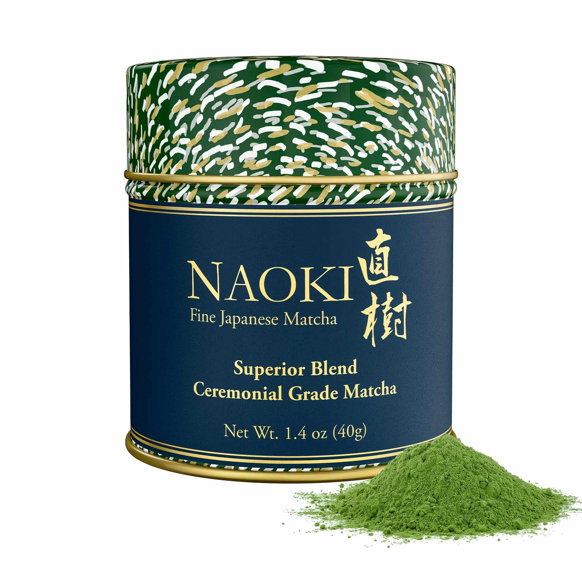 Naoki Matcha Ceremonial Grade 40 g Autentyczna Japońska Zielona Herbata Matcha w Proszku Uji Kioto