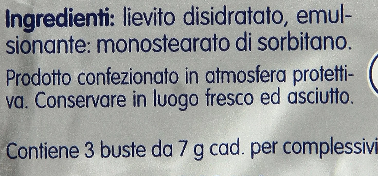 Paneangeli Mastro Fornaio drożdże do pizzy 3 worki