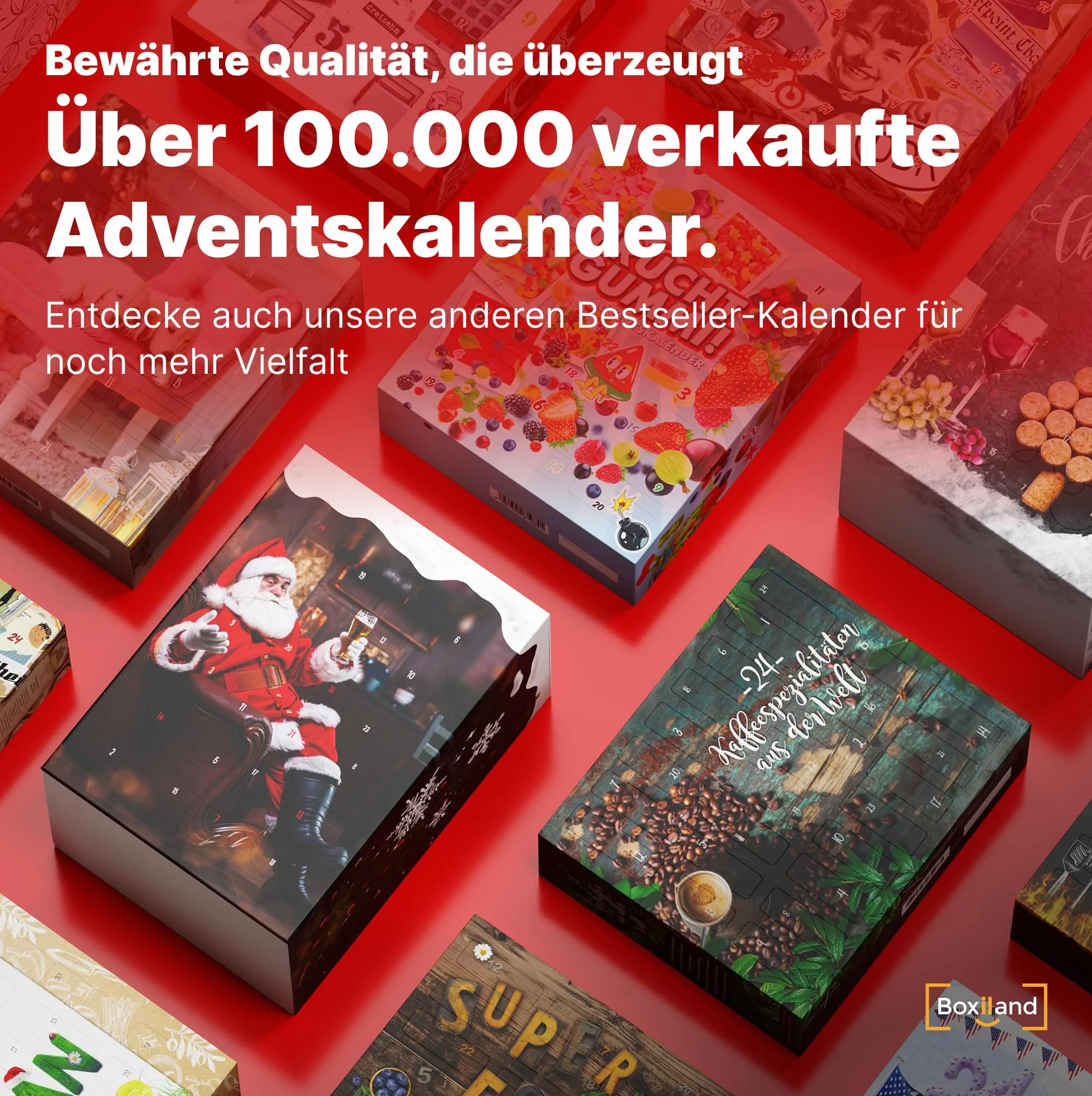 UMBRELLA® Kalendarz Adwentowy z Piwem 2025 [PIWA Z CAŁEGO ŚWIATA] – Kalendarz Piw 2025, Kalendarz Świąteczny – Oryginalny Kalendarz Adwentowy z Alkoholem 2025 (24 × 0,33 L)