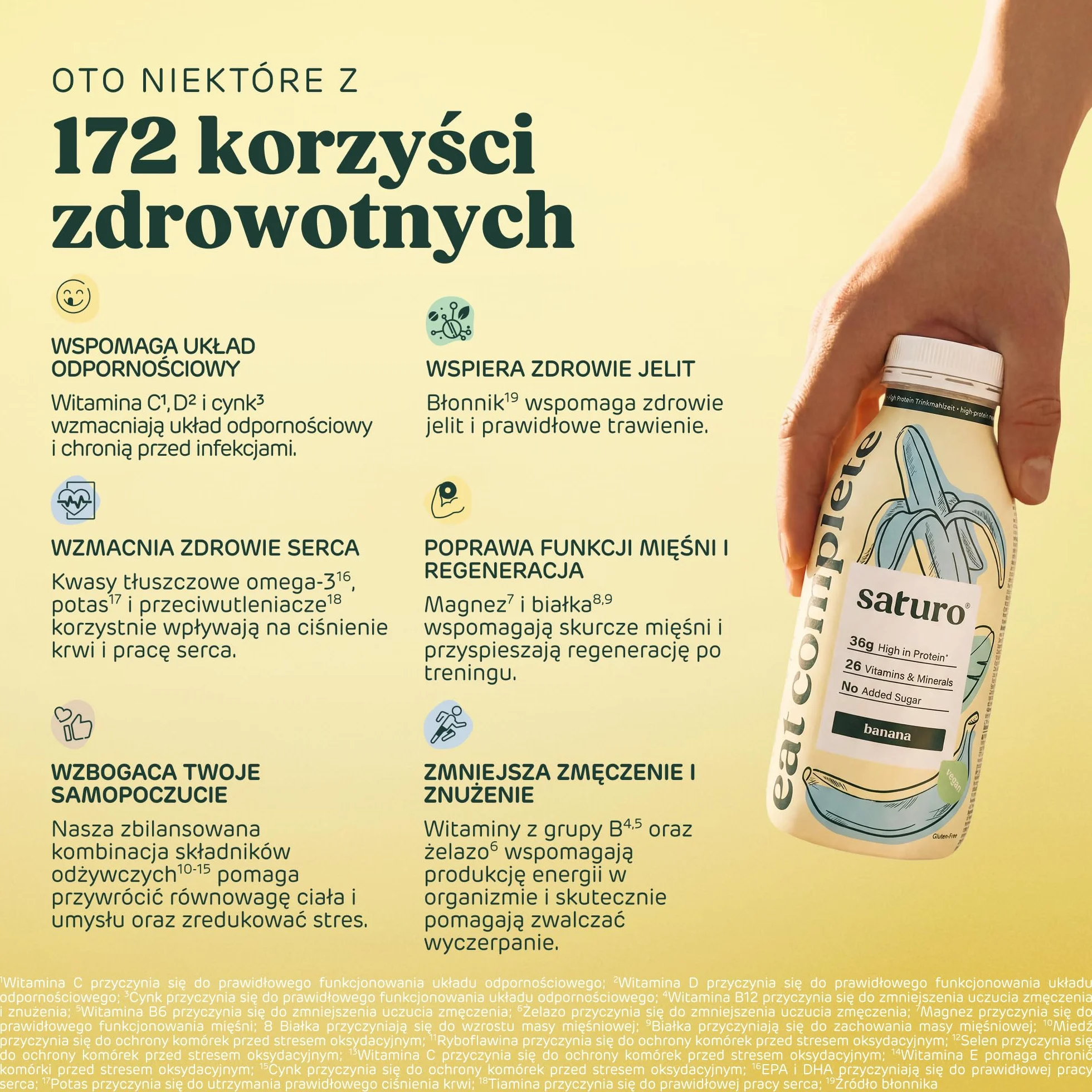 Saturo żywność dla astronautów, jedzenie w płynie, białko, bezlaktozowe, bezglutenowe, wegańskie