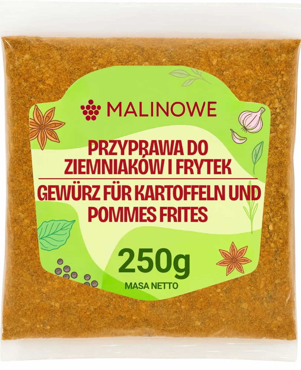 Malinowe PRZYPRAWA DO ZIEMNIAKÓW I FRYTEK 250g Aromatyczna Doskonała
