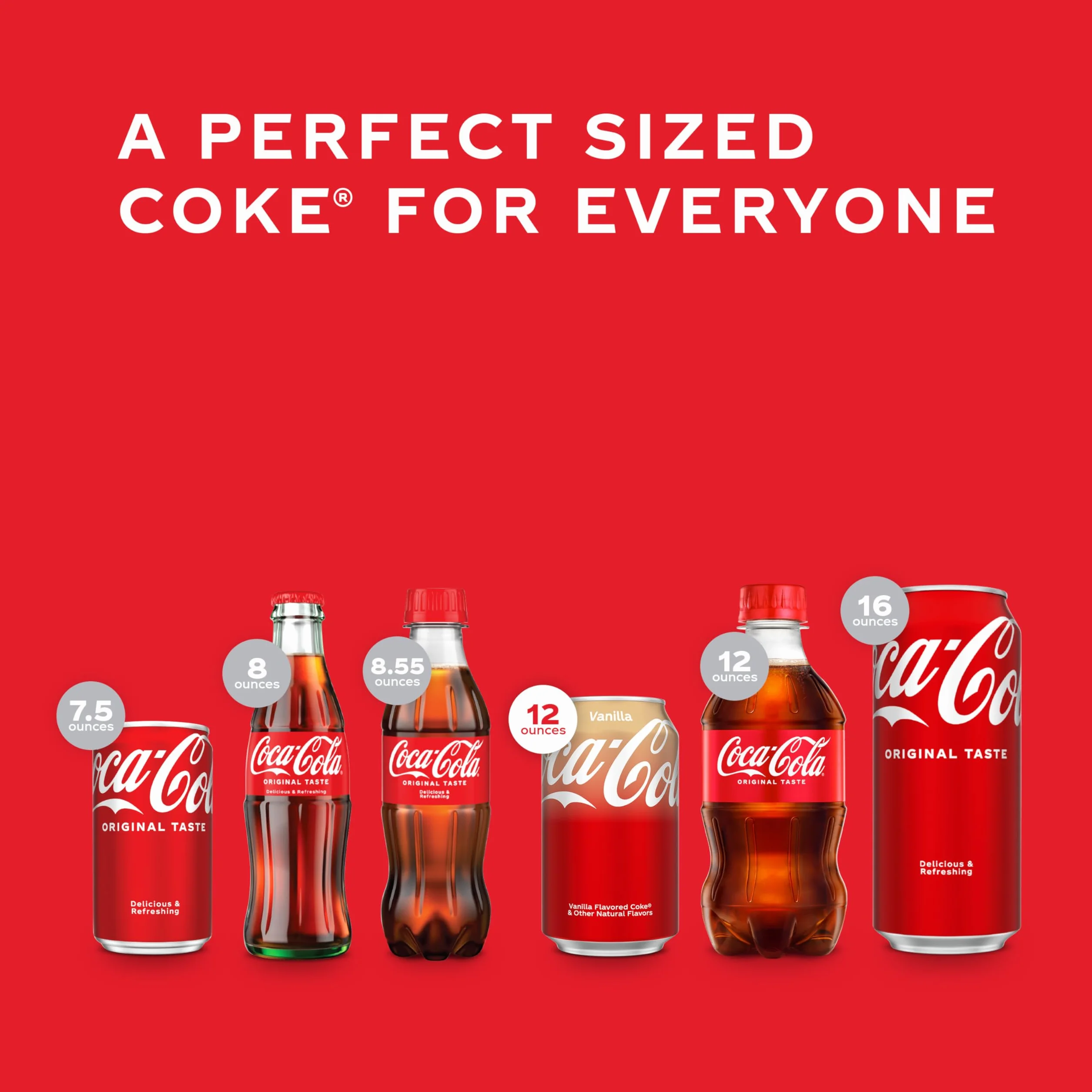 Coca-Cola Wanilia 330 ml (355 ml) – 12 sztuk