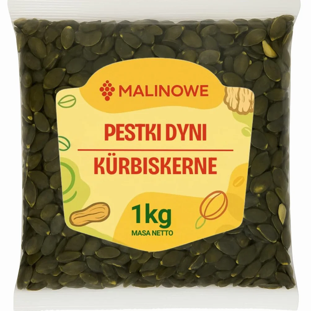 Pestki Dyni Łuskane 1kg Naturalne