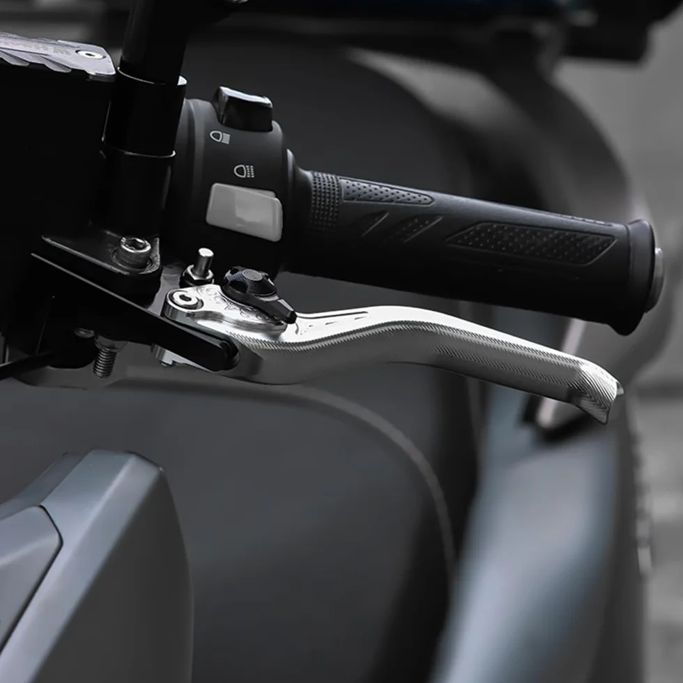 Zestaw krótkich dźwigni sprzęgła hamulca, kompatybilny z Yamaha MT-09 MT-09SP Gen 4 2024-2025, wykonany ze stopu aluminium CNC (czarny)
