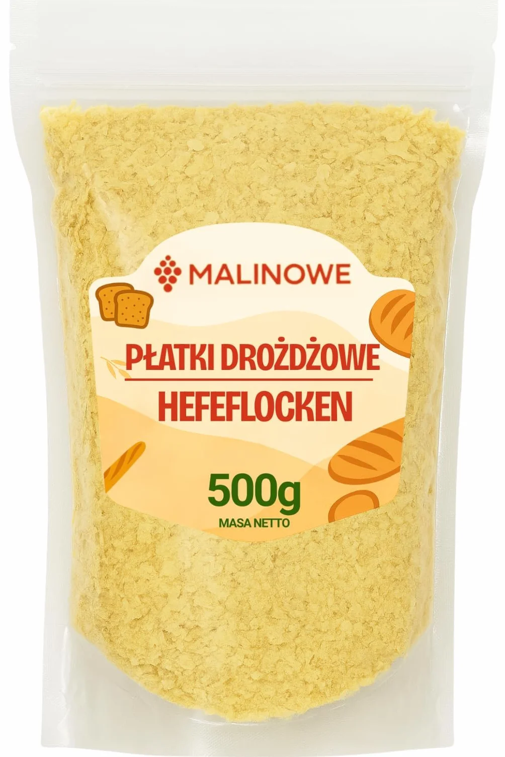 Płatki Drożdżowe 500g Drożdże Niektywne Naturalne