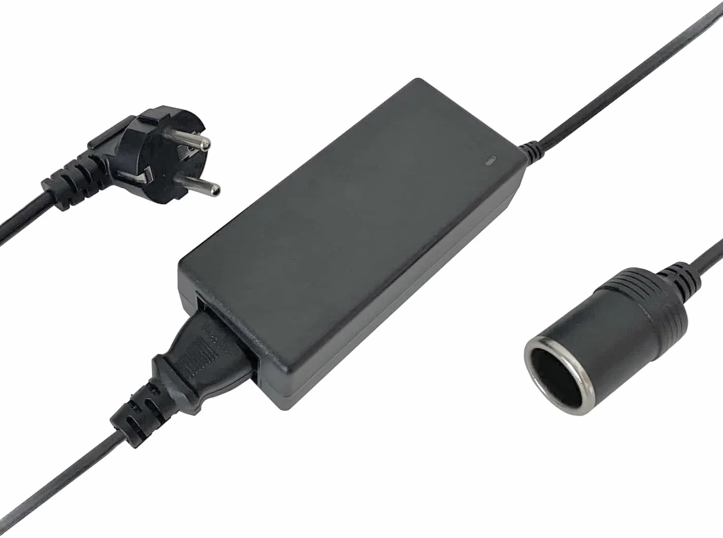 RGBer | Przetwornica napięcia 230 V na 12 V | Adapter sieciowy do gniazda zapalniczki samochodowej, nadaje się do lodówek samochodowych.