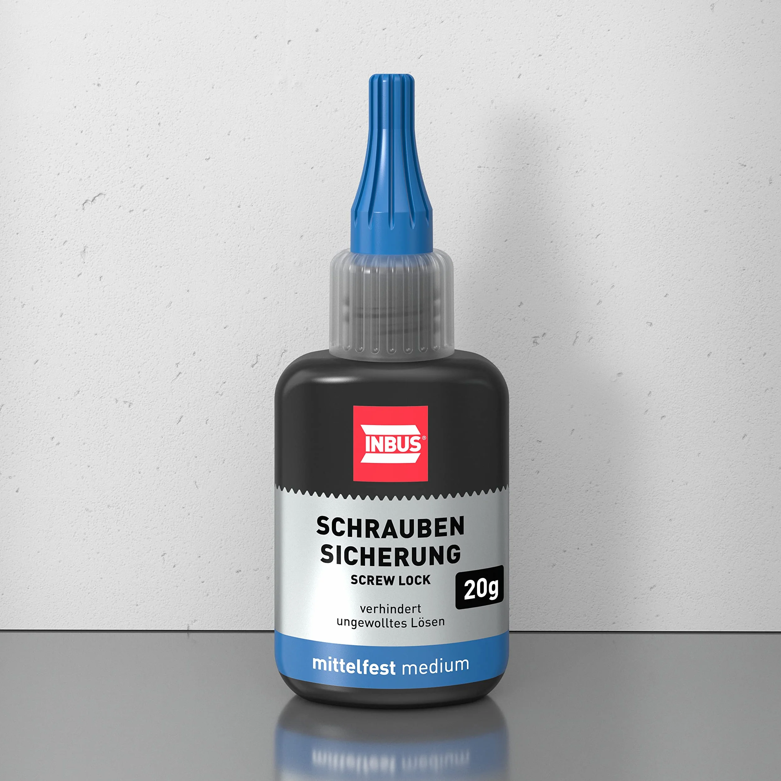 Inbus 79560 Zabezpieczenie Śrubowe, Niebieski, 20 g