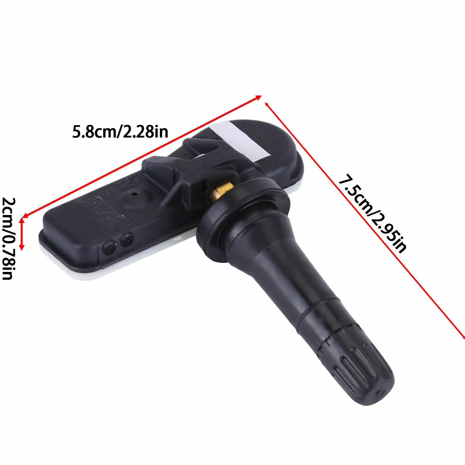 4 x czujnik ciśnienia w oponach D-aci-a Sm*art TPMS Sensor 407005642R system kontroli ciśnienia w oponach metalowy zawór TPMS Sensor 407001628R, 407009322R, 407009987R, 4031100Q0H, A4539051701