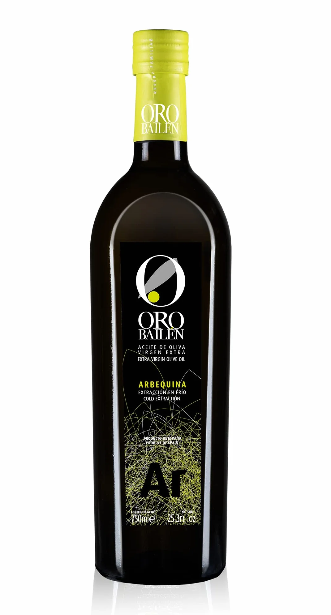 Oro Bailen Reserva Familiar Arbequina 750 ml Oliwa z oliwek Extra Virgin