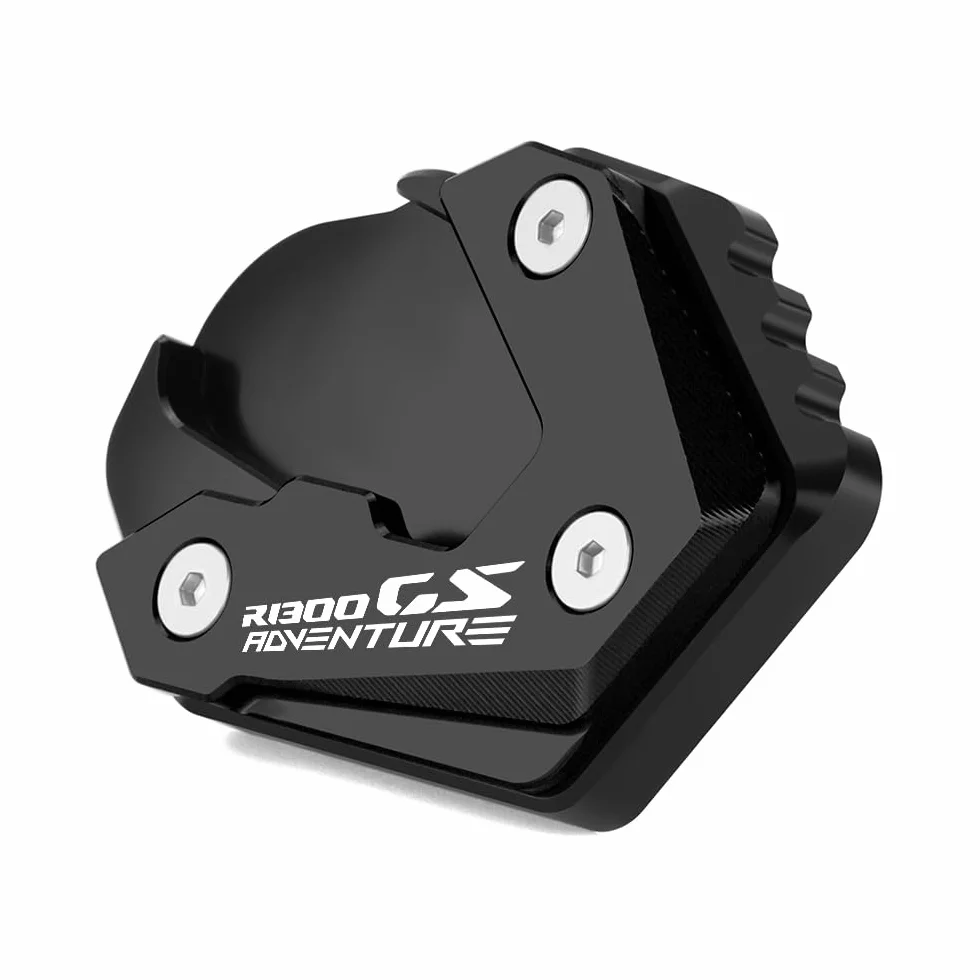 Modeer Kompatybilny z B.M.W R1300GS Adventure 2024 + stojak boczny do motocykla CNC, podkładka przedłużająca gsa 1300 r 1300 gsa r1300 gs akcesoria adv (czarne)