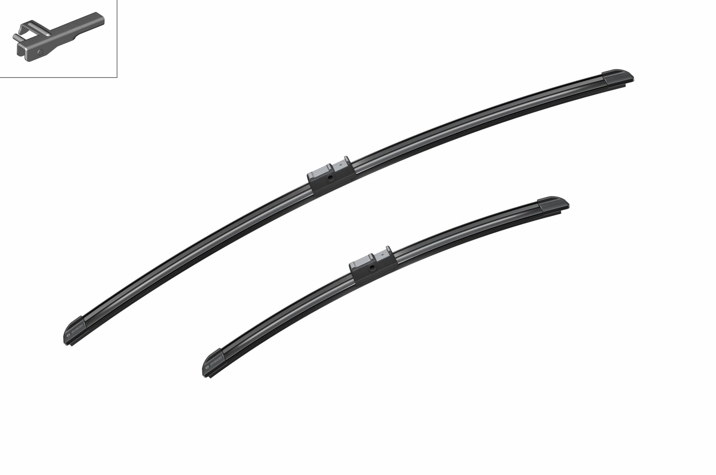 Bosch 3397118977 Pióro Wycieraczki, Czarny, 650 mm/425 mm