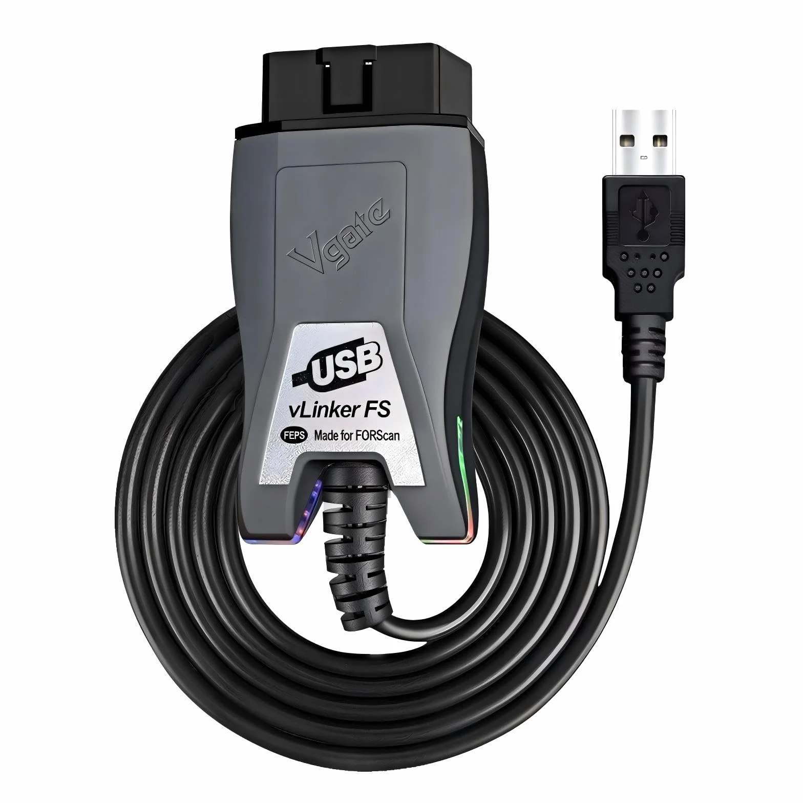 Adapter USB Vgate vLinker FS OBD2 automatyczny przełącznik HS/MS-CAN do ForScan