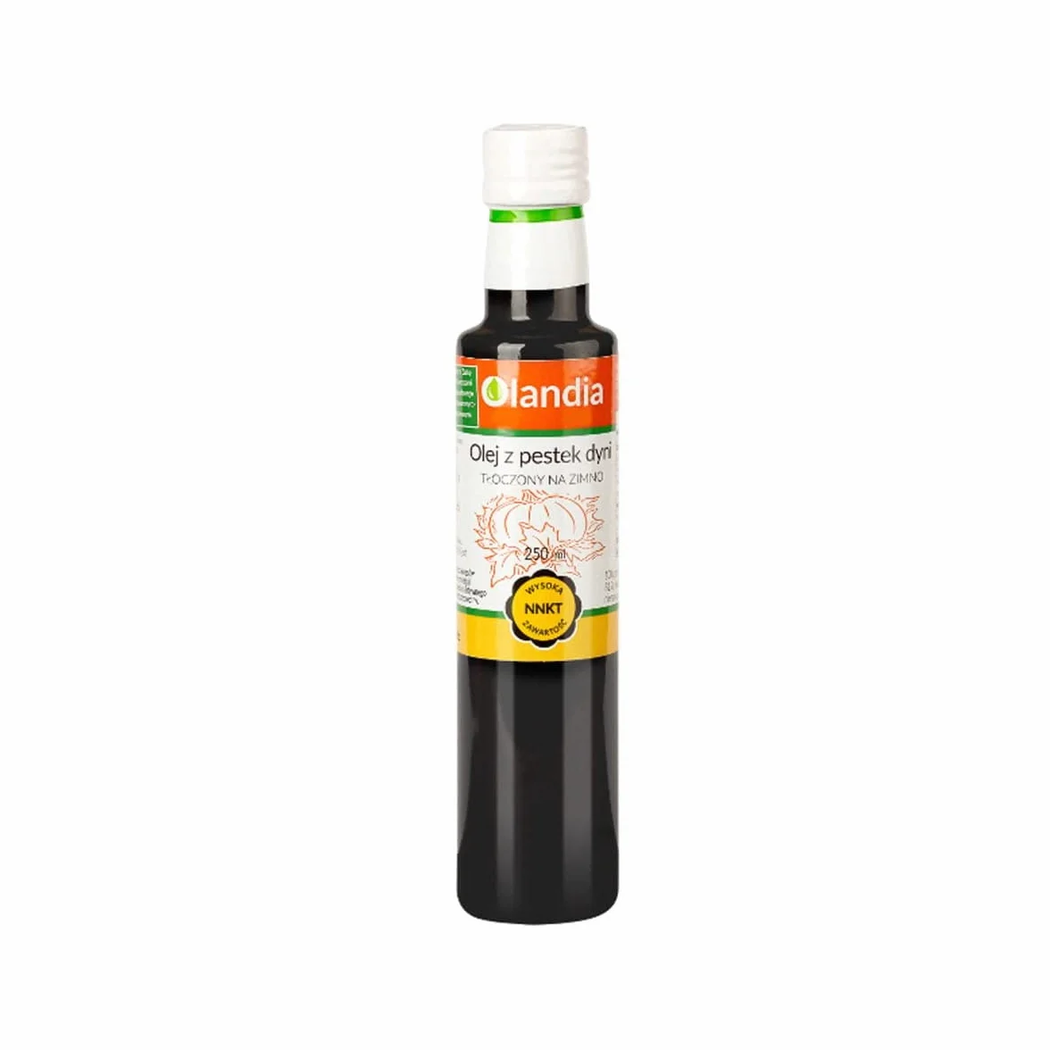 Tłoczony na zimno olej z pestek dyni 250 ml