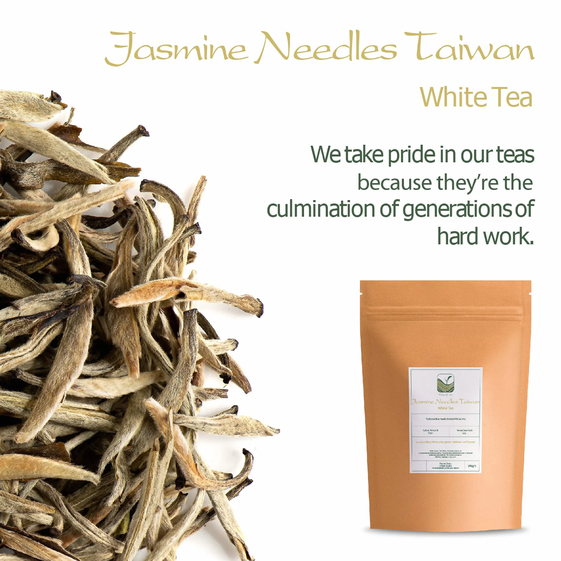 Herbata biała jaśminowa Silver Needle Moli Yinzhen