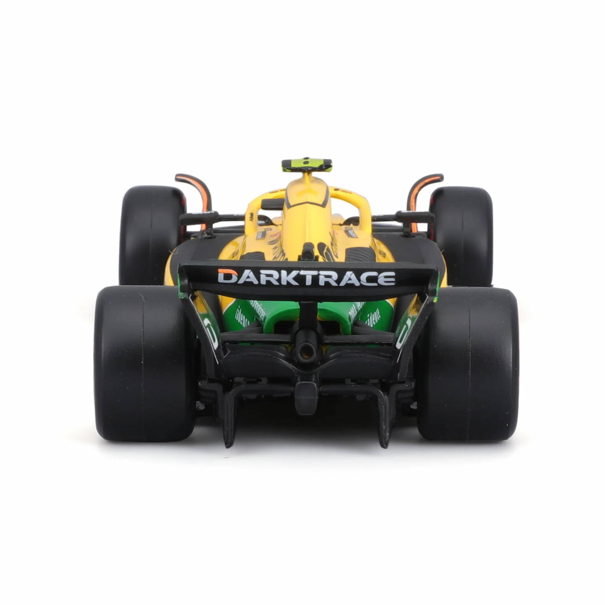 Bburago - McLaren MCL38 Monaco GP 2024 Senna Livery Skala 1:43, Diecast Replica Szczegółowy losowy asortyment Norris lub Piastri, Ayrton Senna Tribute Edition
