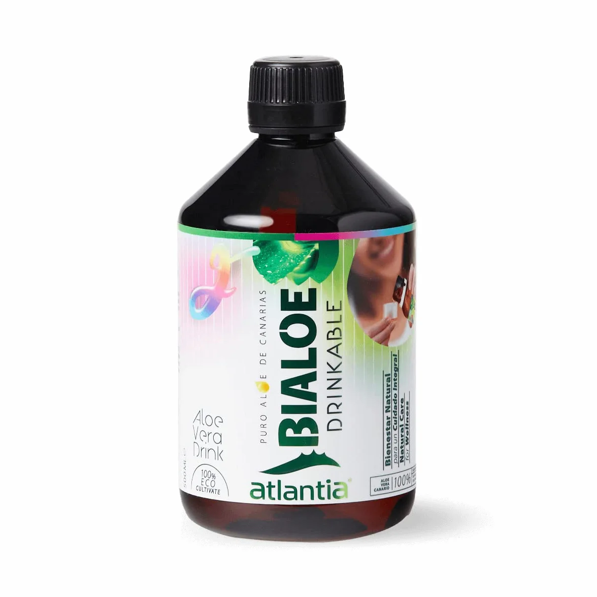 Atlantia Aloe Bialoe Aloe Vera Juice Drink, Made With Pure Aloe Vera Juice, 100% Recyclable Packaging 500ml