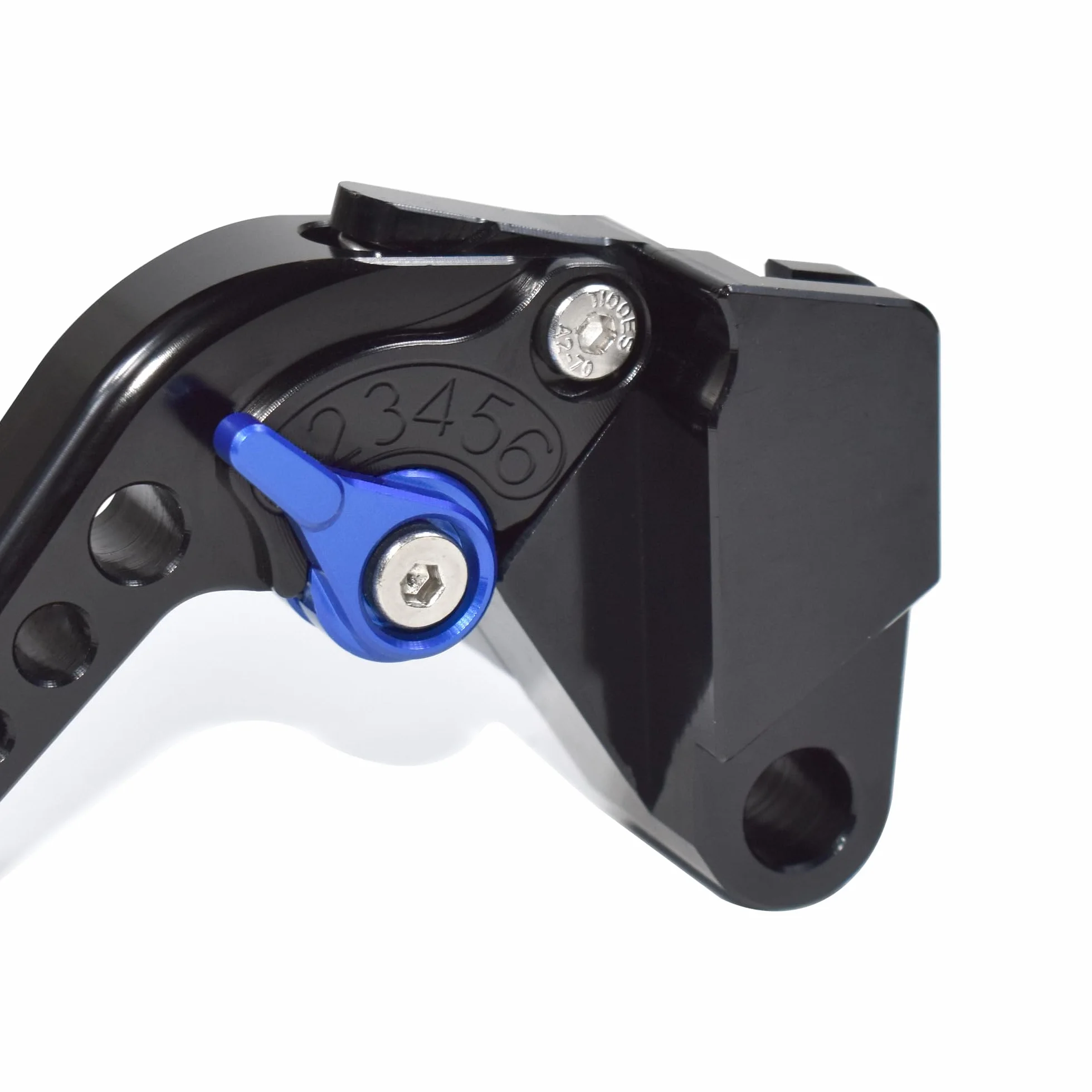 Krótka dźwignia sprzęgła hamulca kompatybilna z YAMAHA Fazer FZ-1 FZ-8 FZ-6 FZ-6R FZS600, wykonana ze stopu aluminium CNC (złota)