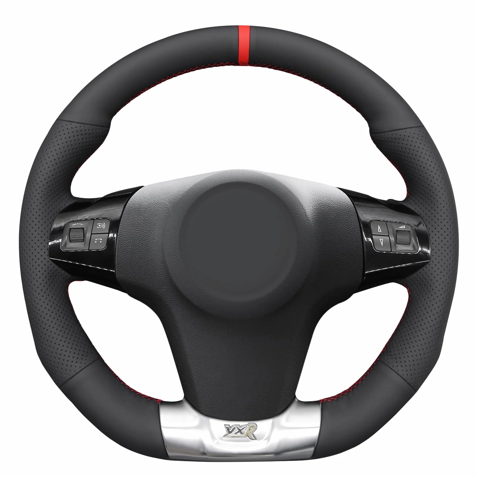 MEWANT Ręcznie szyte pokrowce na kierownicę do samochodu Opel Corsa OPC 2008-2014 pokrowiec na kierownicę akcesoria do Opel Corsa