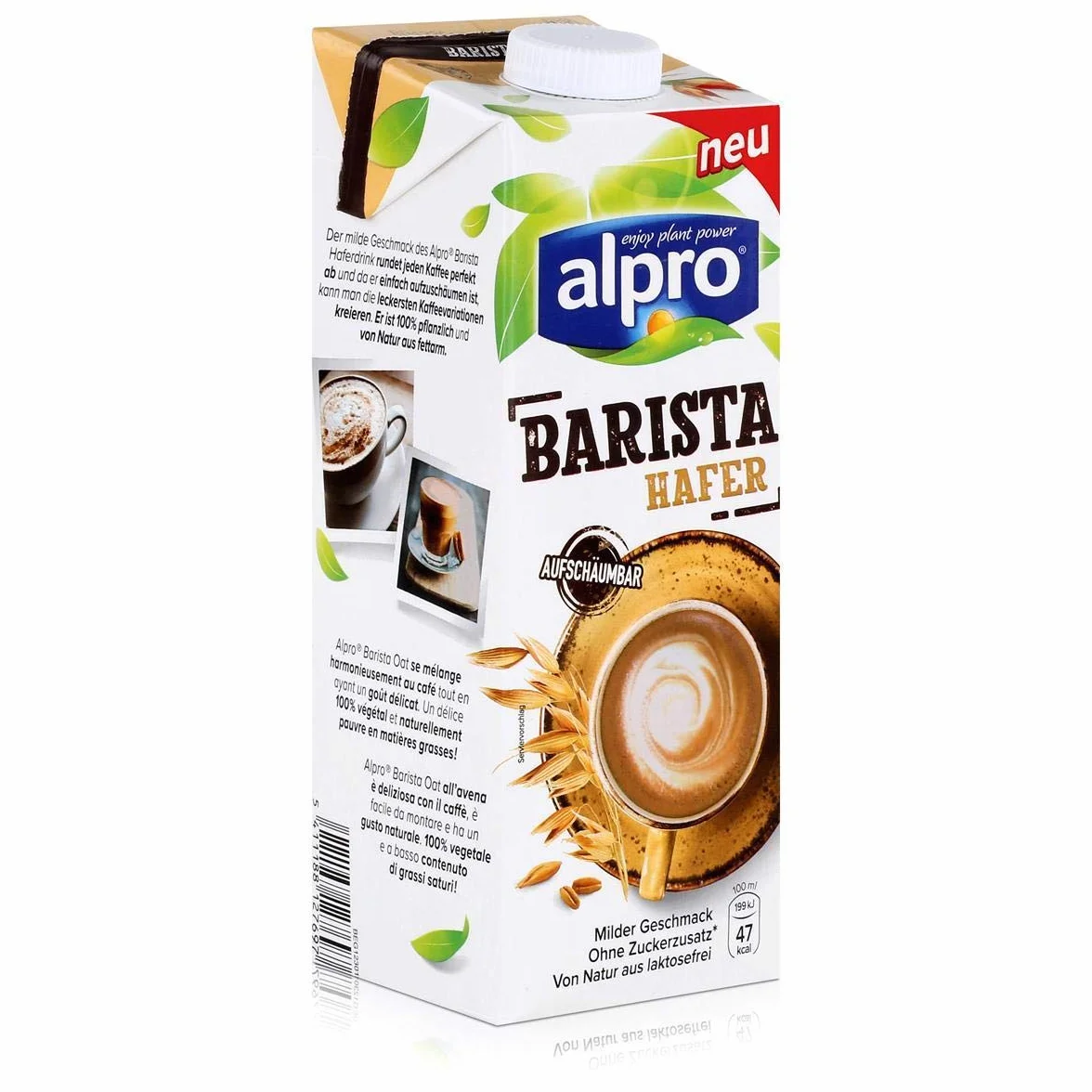 Alpro Barista napój owsiany 1 l biologiczny spieniany 6 sztuk