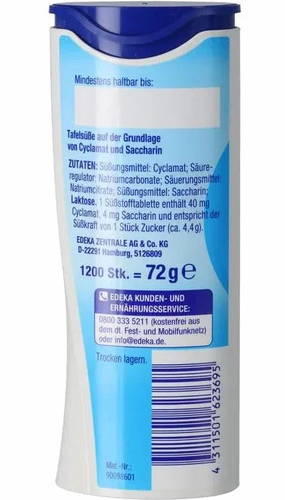 Süßstoff Tabletki 1200 Dozownik 72g