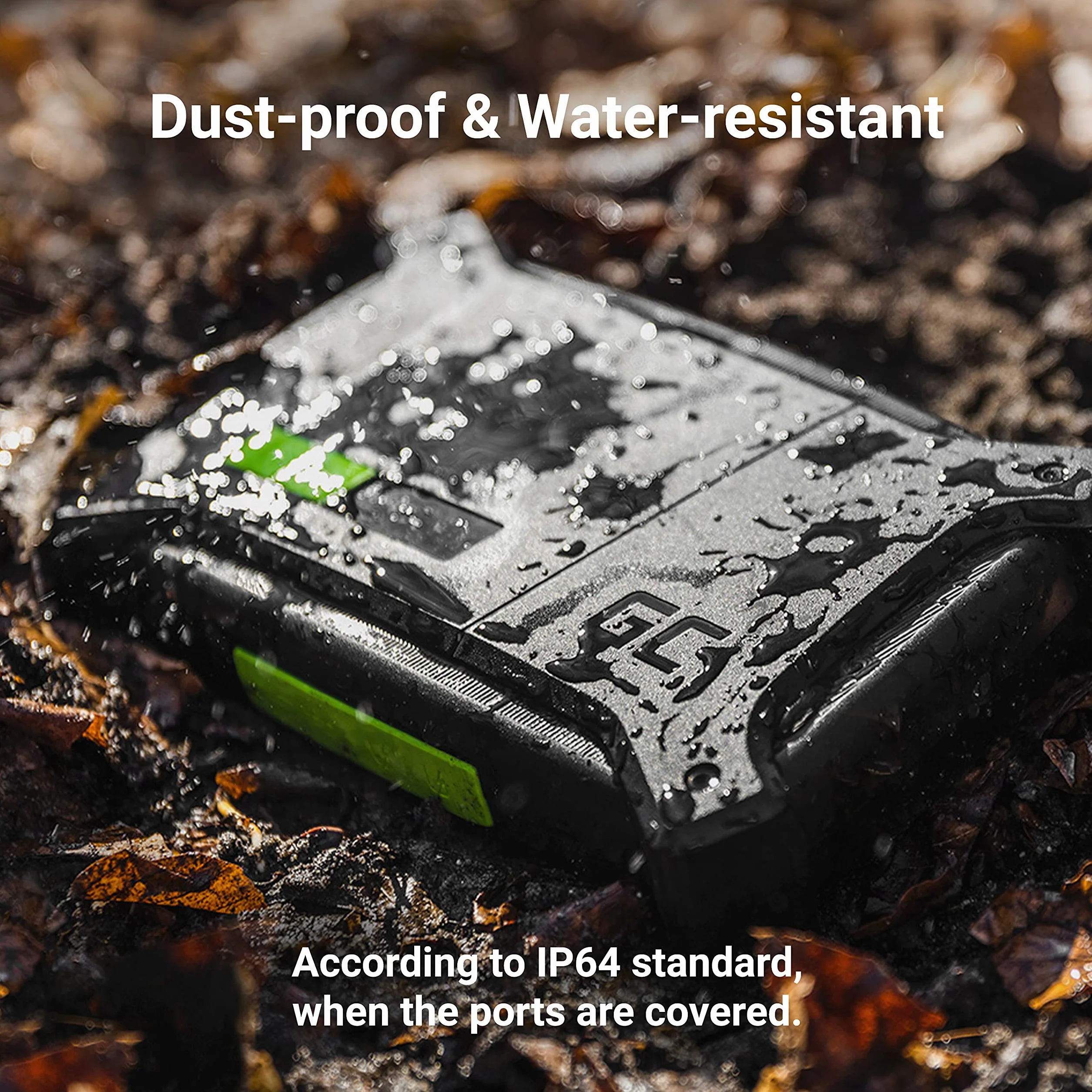Green Cell® Jump Starter GC PowerBoost | 16000mAh 2000A | dla 8L silników benzynowych i 6L Dieseli | Przenośne urządzenie rozruchowe | Booster | Prostownik do akumulatora | Kable rozruchowe | IP64 LED