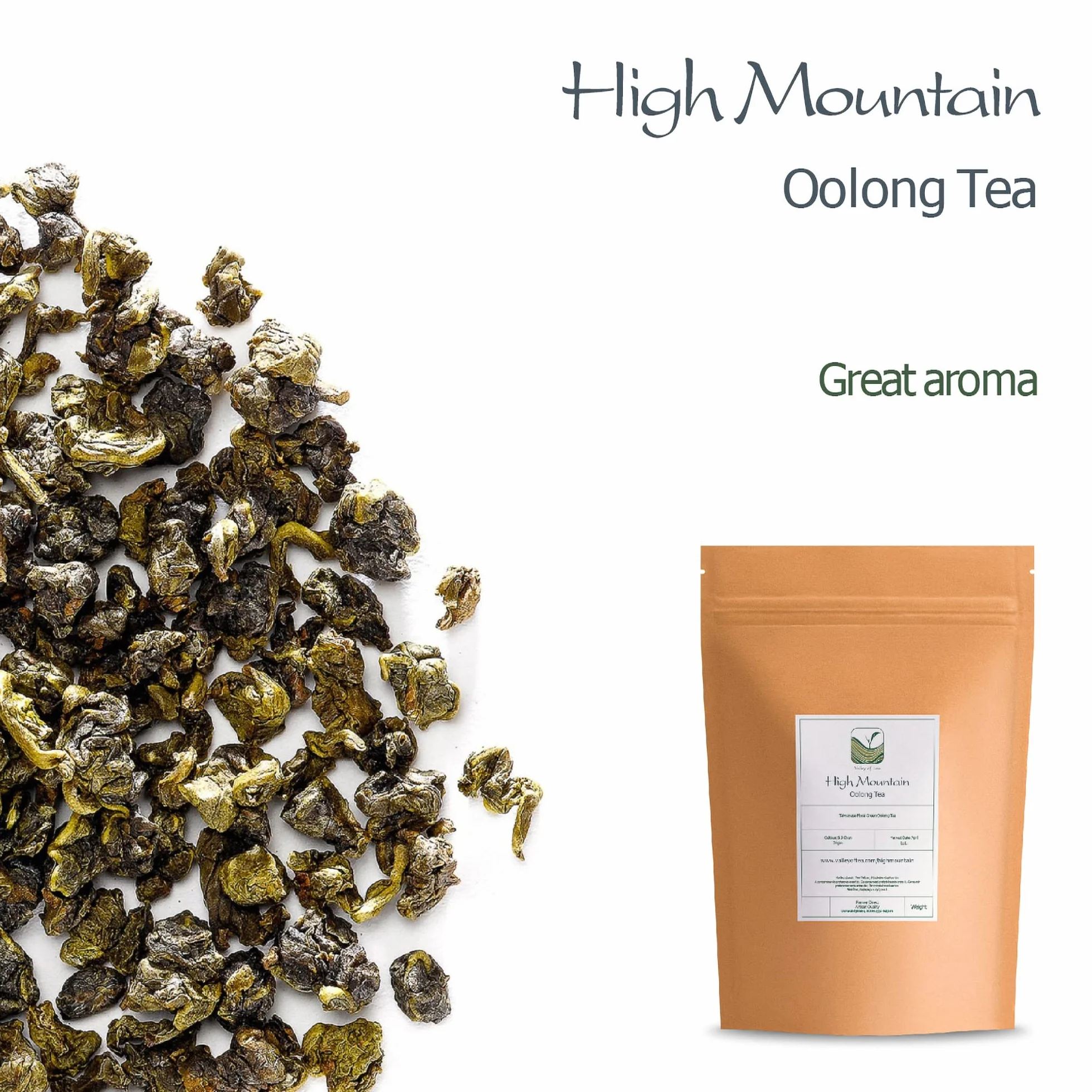 Tie Guan Yin Oolong Tea Taiwanese High Mountain Green Oolong Tea From Taiwan