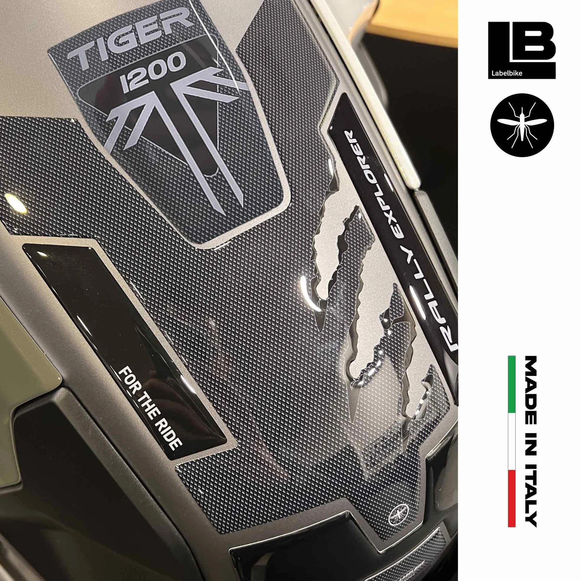 Naklejki 3D Ochrona Zbiornika Motocykla Triumph Tiger 1200 Rally Explorer 2022-2023