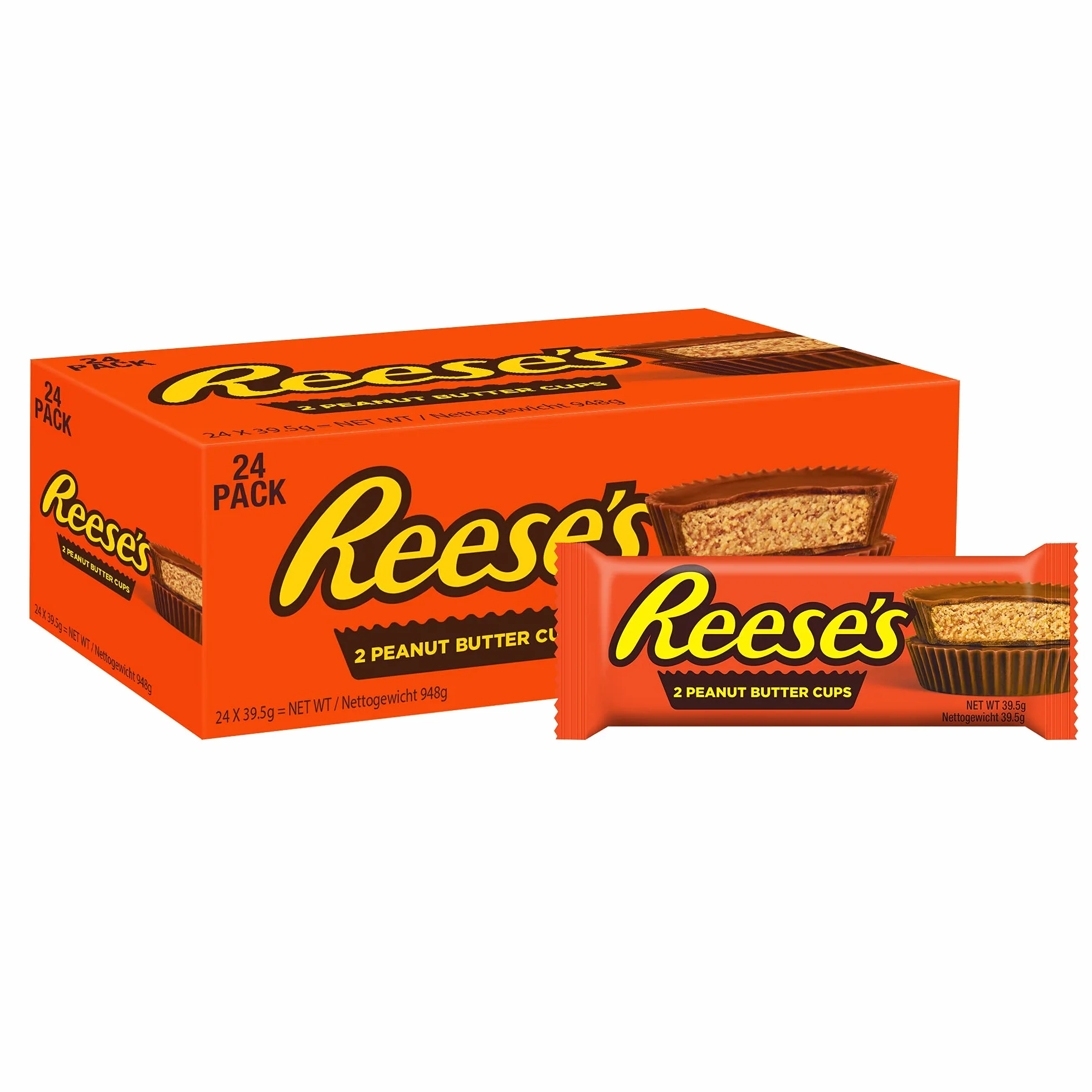 Reese's Peanut Butter Cup 2-pak 24 sztuki 39,5 g