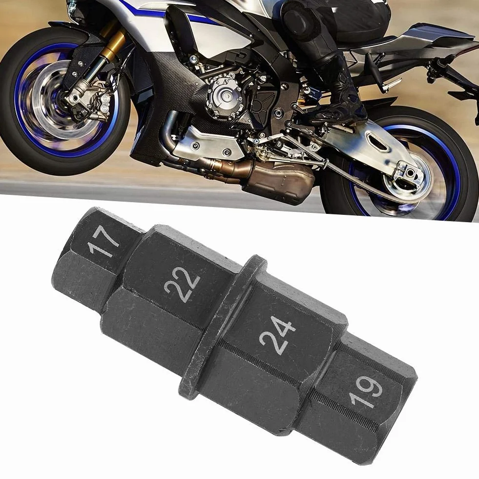 Narzędzie do wału sześciokątnego do motocykli - klucz do wrzeciona koła | Klucz do demontażu osi koła Narzędzie do wkrętów z gniazdem sześciokątnym Przednie koło Oś D Adapter wtyczki osi