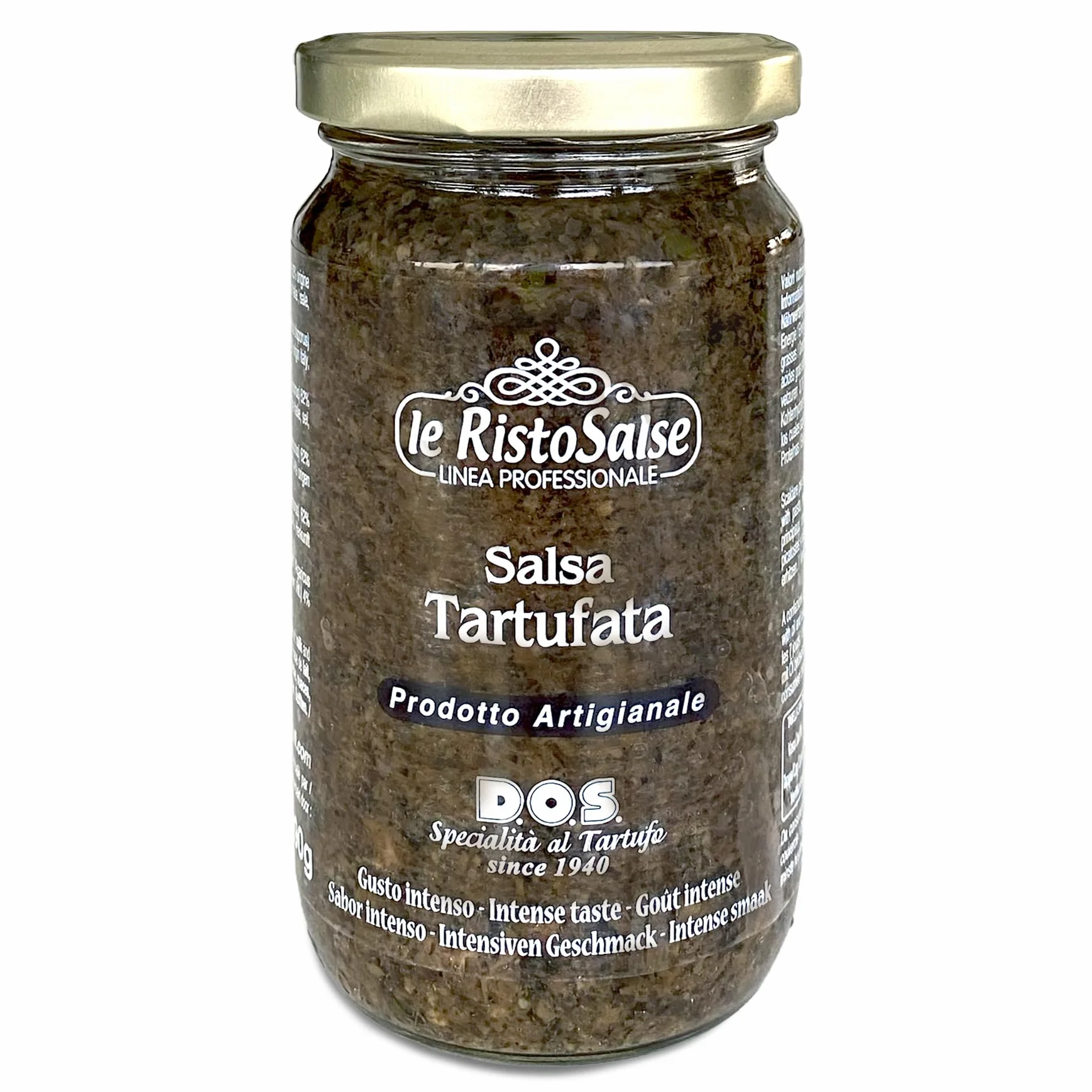 Truffle sauce 190g - Ready-to-use truffle sauce - Used in restaurants and professional chefs - Truffle Italy Umbria - Handicraft product Umbria - Made in Italy