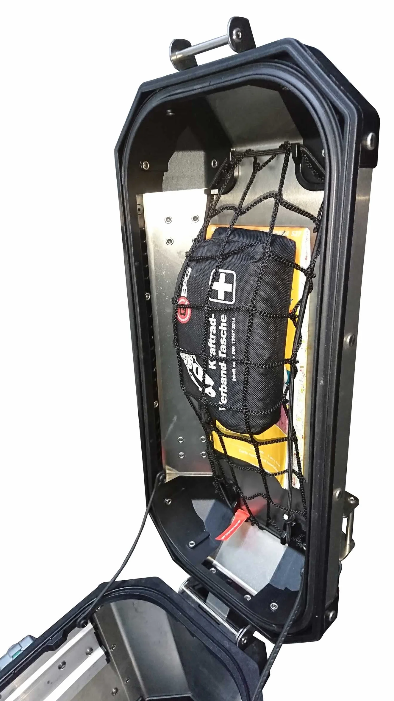 GIVI TREKKER OUTBACK 37l i Trekker Dolomiti - Siatka Bagażnika - Kufry Boczne - Kufer Motocyklowy - Siatka na Bagaż - Czarny
