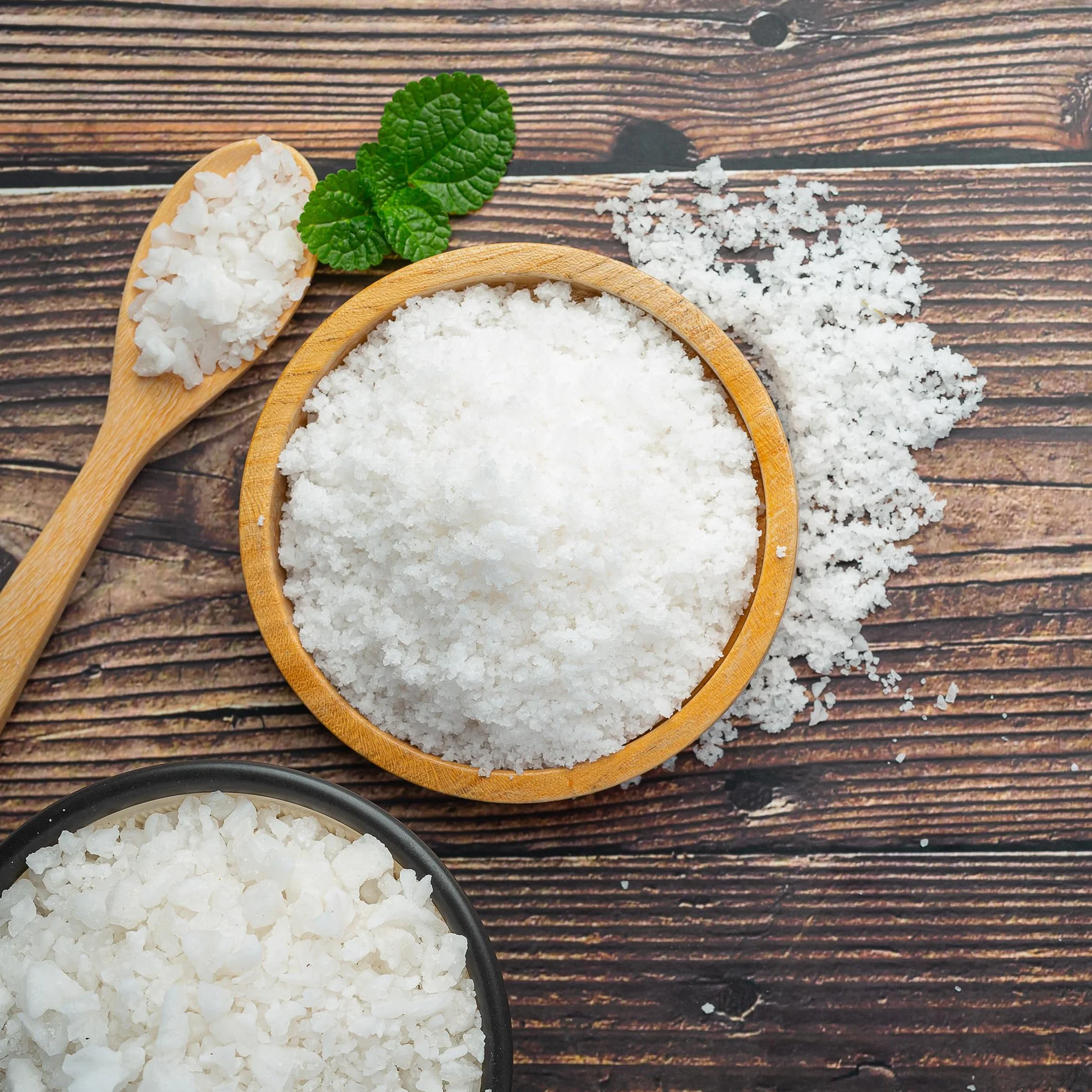 Alpi Nature Fleur de Sel Płatki Soli Morskiej 100g, Kryształki Soli Morskiej 0,5–2 mm z Afryki Południowej do Gotowania Gourmet