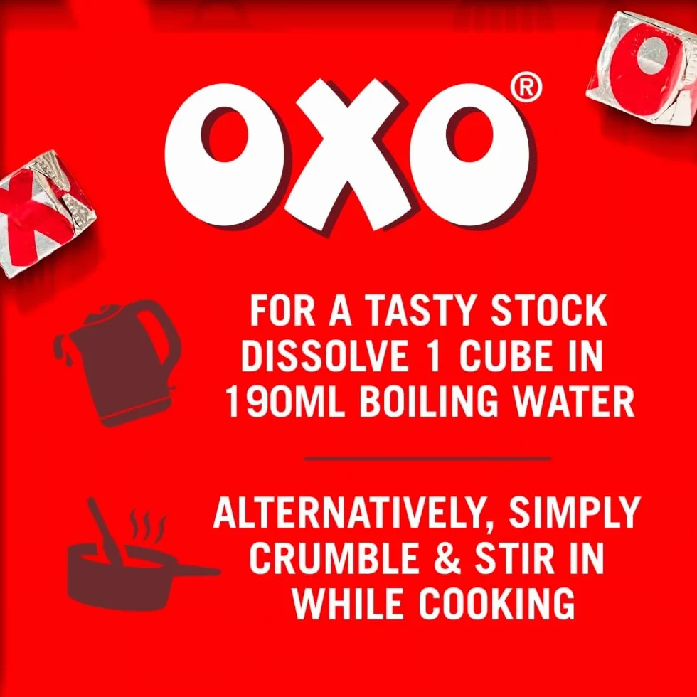OXO 12 kostek bulionu wołowego tradycyjny smak opakowanie zbiorcze 24 x 71 g