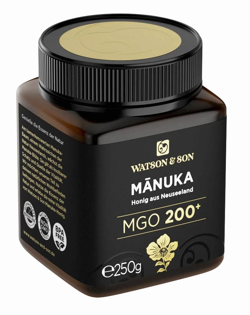 Watson & Son Manuka Honig MGO 200+ | Jakość premium z Nowej Zelandii (250 g)