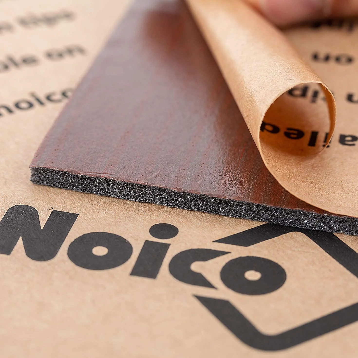 Noico Czerwony 4 mm 3,4 m² Izolacja akustyczna samochodu, izolacja cieplna i chłodna wykładzina, samoprzylepny materiał o zamkniętych komórkach (pianka PE pochłaniająca dźwięk)