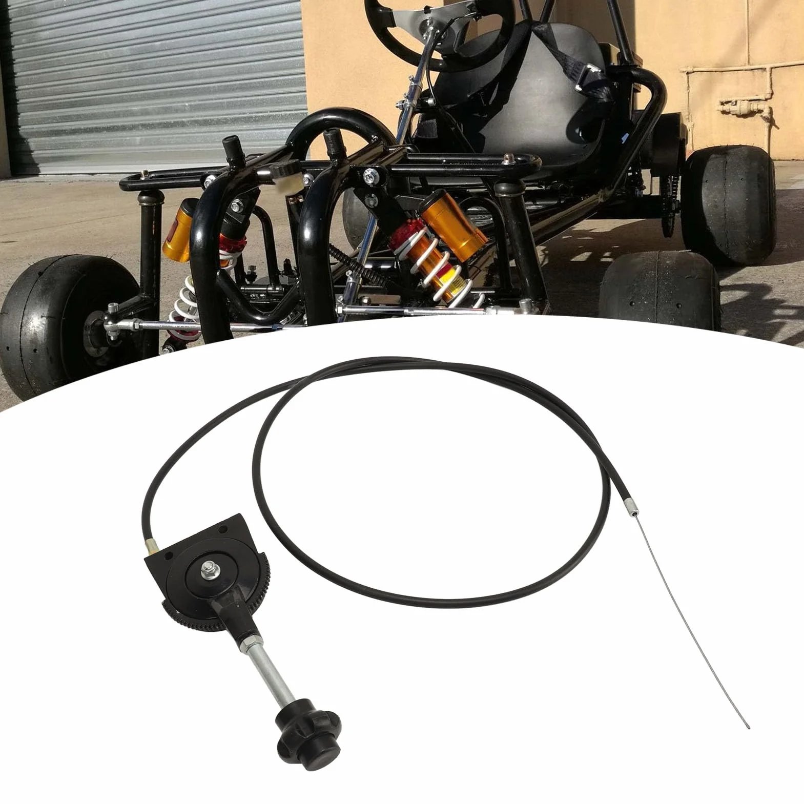 Dźwignia Hamulca Ręcznego Uniwersalna z Kablem 1,5 m do Gokarta ATV Motocykl