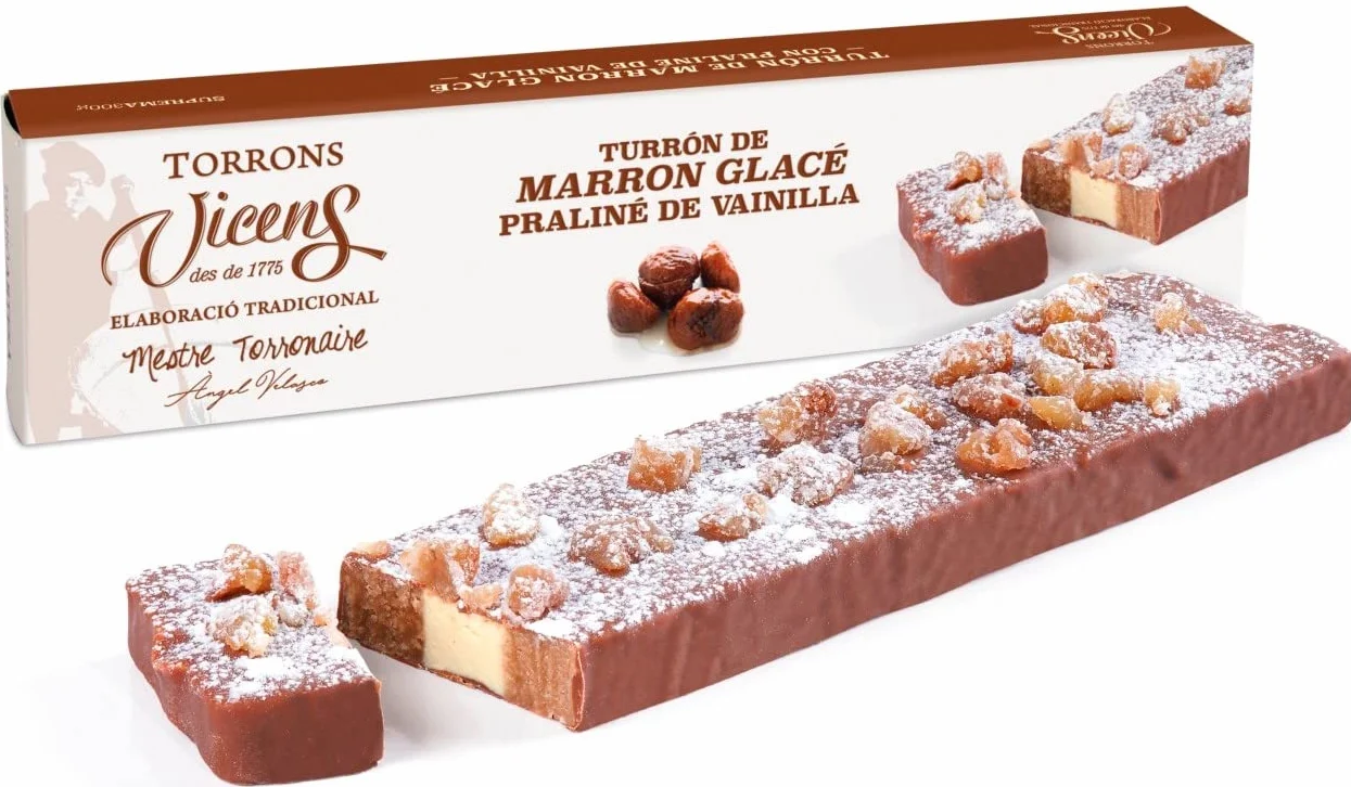 Vicens Agramunt Torrons Albert Adrià Natura Collection Marron Glacé nugat z pralinką waniliową 300 g
