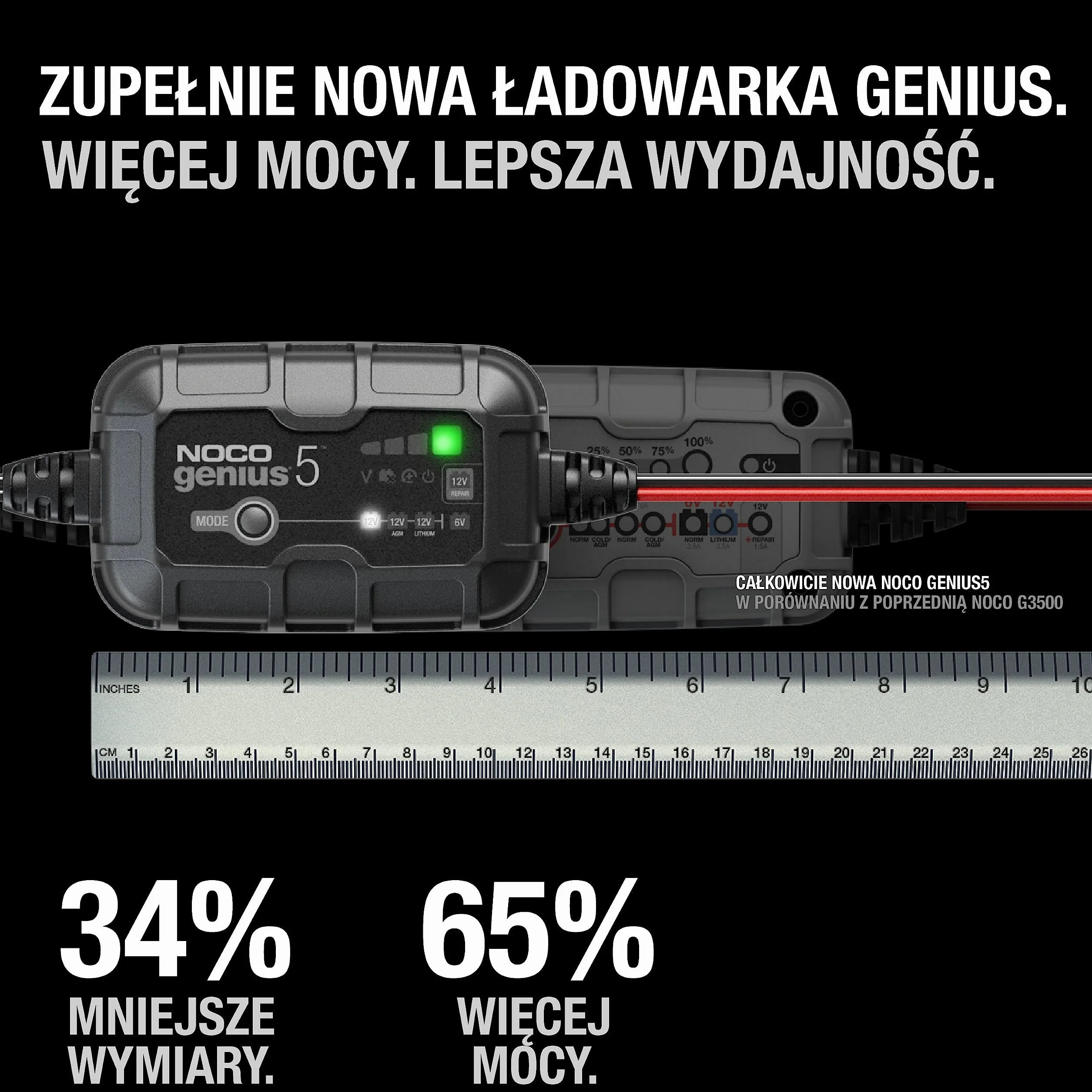 NOCO Inteligentna ładowarka Genius5 6/12V 5A
