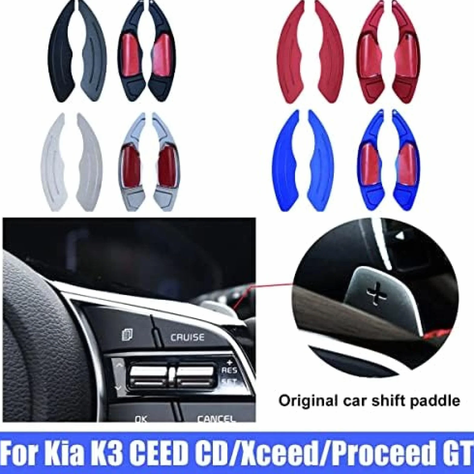 Naklejka do zmiany biegów Kia K3 CEED CD Xceed Proceed GT