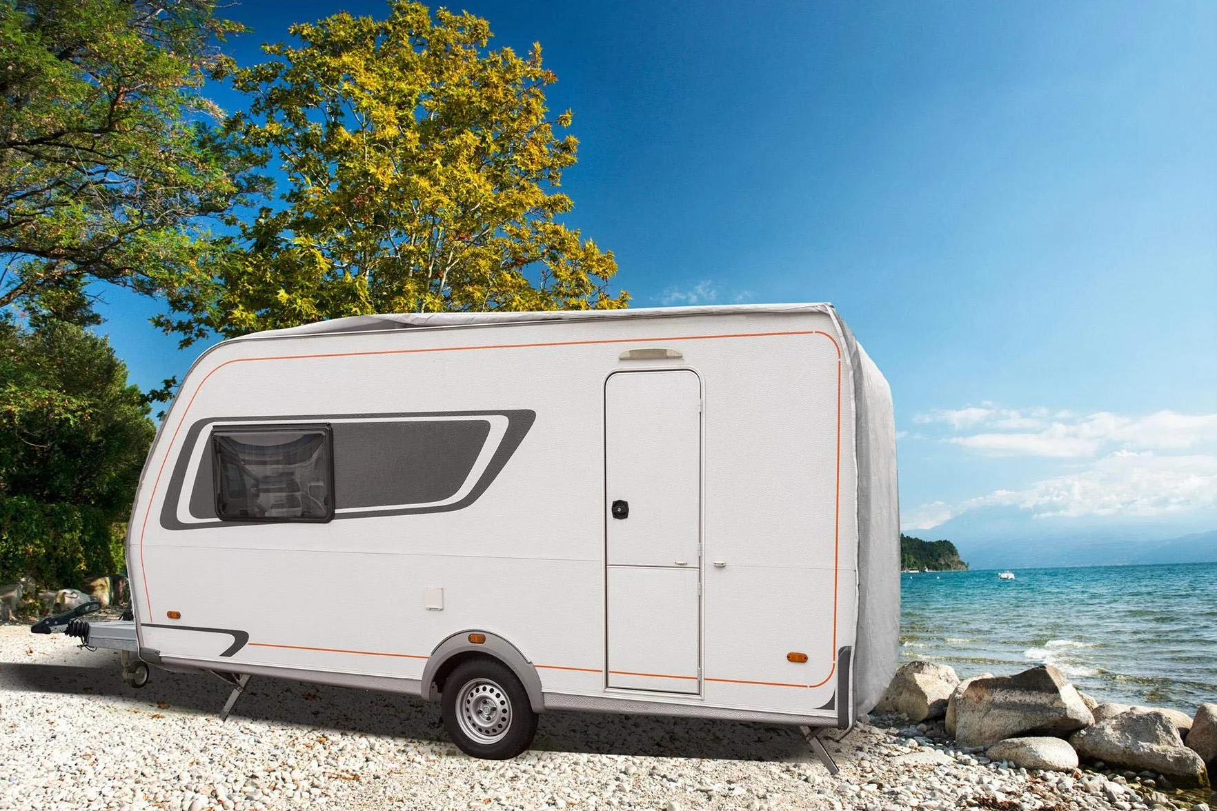 BRUNNER pokrowiec ochronny Caravan Cover 12 m 550-600 cm
