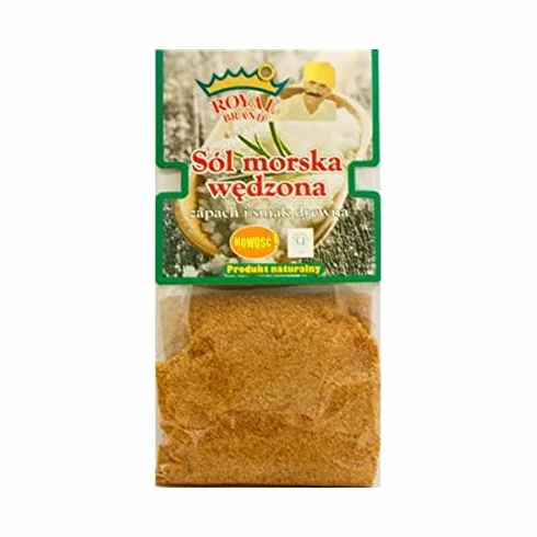 SÓL WĘDZONA MORSKA 200G PRAWDZIWA DUŃSKA